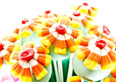 flower cake pops