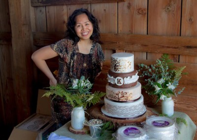 Wedding cake - Eugene - Ine's Cakes